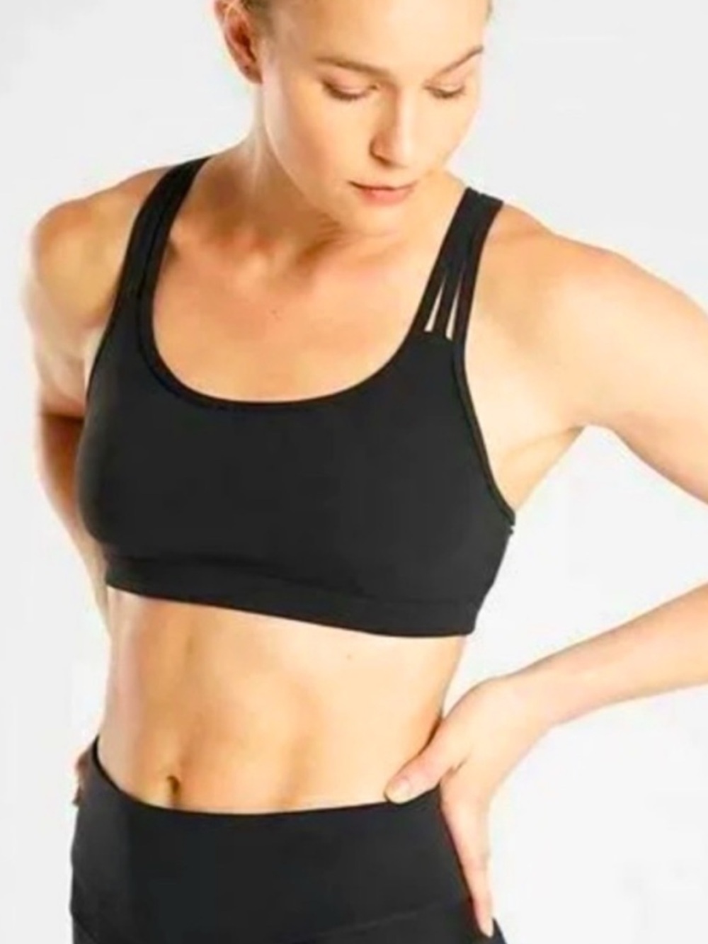 Athleta Black Sports Bra